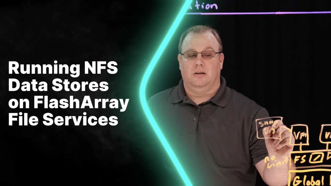 Running NFS Data Stores On FlashArray File Services Pure Storage