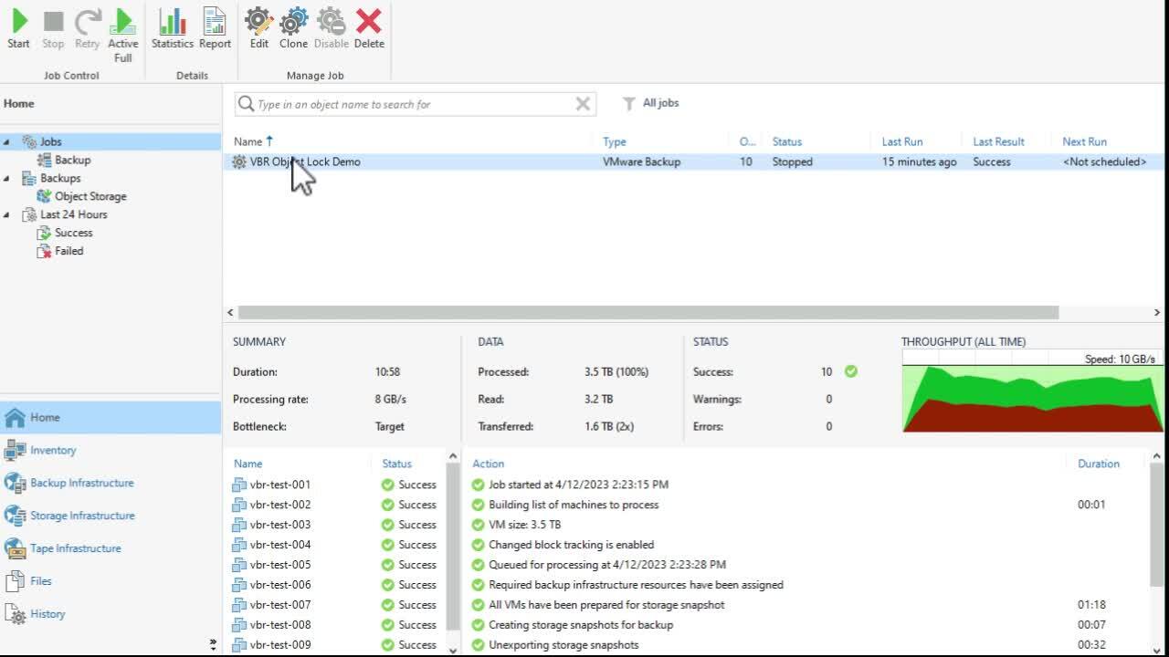 Veeam 12 Direct to Object Pure Storage