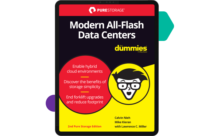 Minst plak geluid All-flash datacenter voor Dummies-gids | Pure Storage